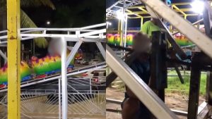 Parque de diversões Brinquedo Falha Serra