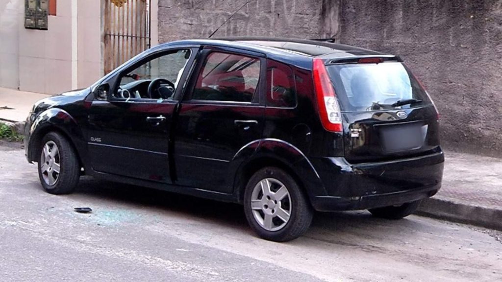 Serra Polícia Bandidos Homens Carro