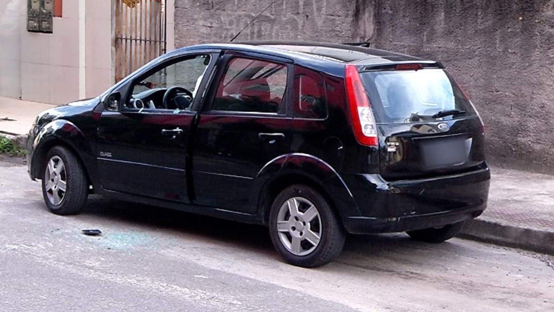 Serra Polícia Bandidos Homens Carro