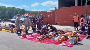 Serra Acidente Simulação