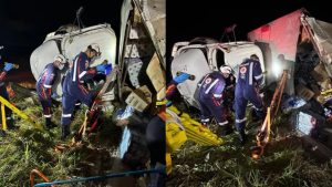 Serra Contorno do Mestre Álvaro Acidente Caminhão Boi Morte