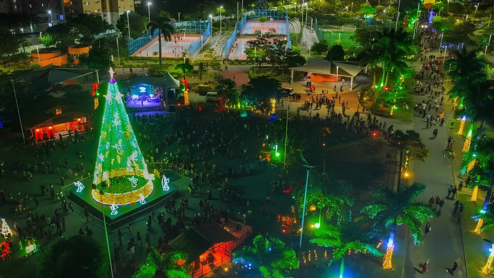 Serra Natal Roda-gigante Árvore Vila Papai Noel