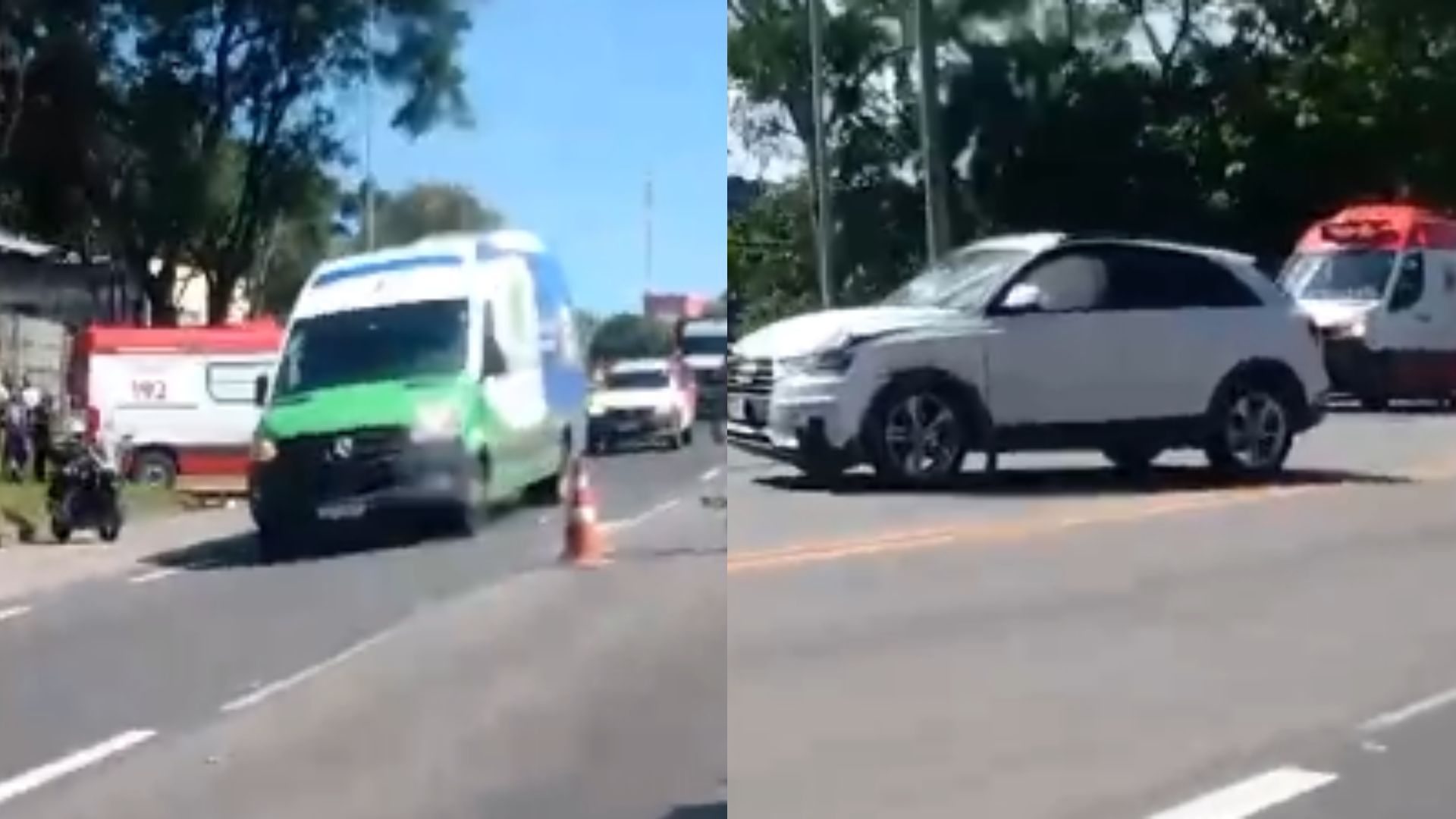 Serra BR-101 Acidente 4 pessoas