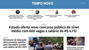 Tempo Novo Site de notícias