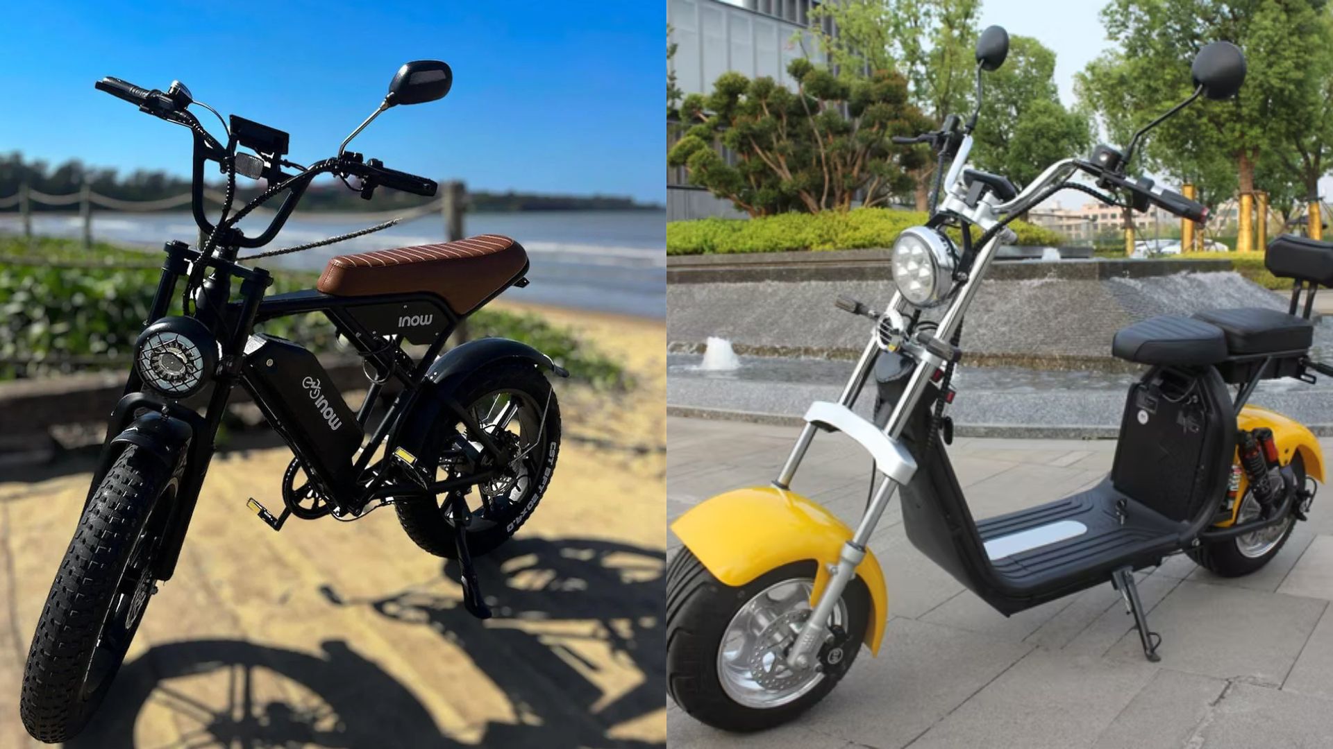 Bike elétrica Scooter Ciclovia