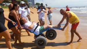 Serra Praia deficientes Praia sem barreiras