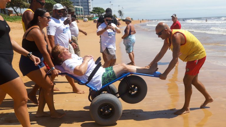 Serra Praia deficientes Praia sem barreiras