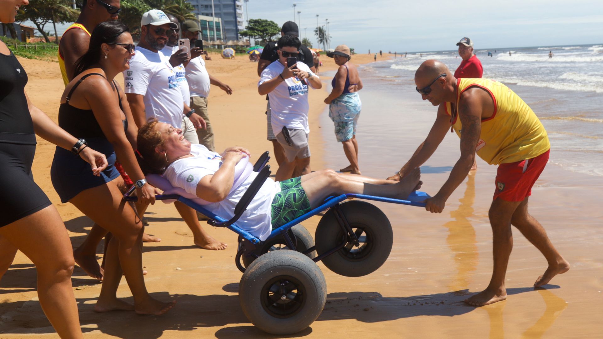 Serra Praia deficientes Praia sem barreiras