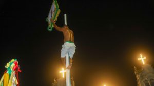 derrubada mastro Serra