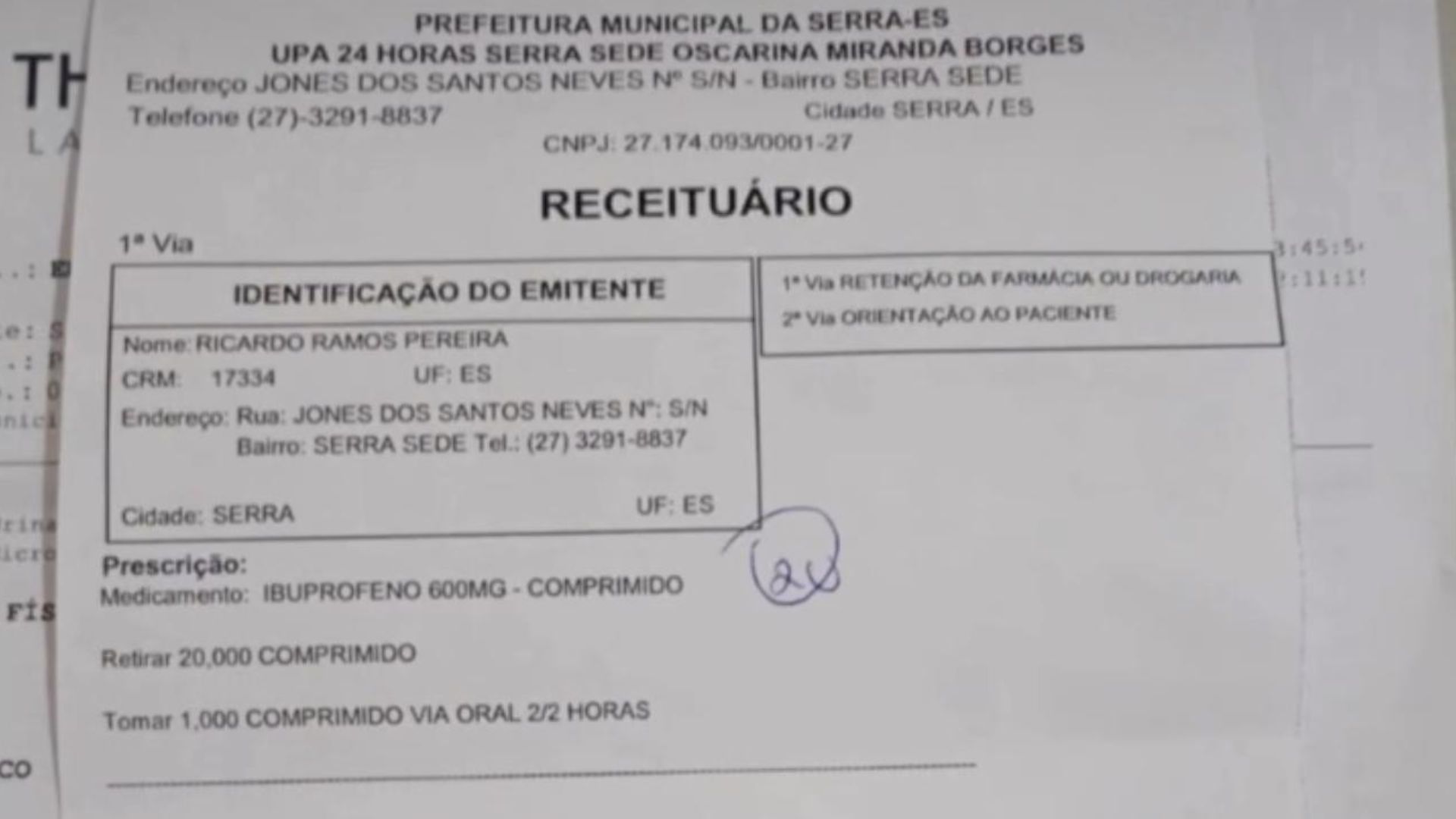 Serra Médico Ibuprofeno Paciente