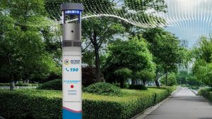 Serra Totens de segurança Botão de emergência Botões