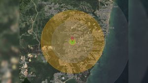 Bomba nuclear Serra Espírito Santo Simulador
