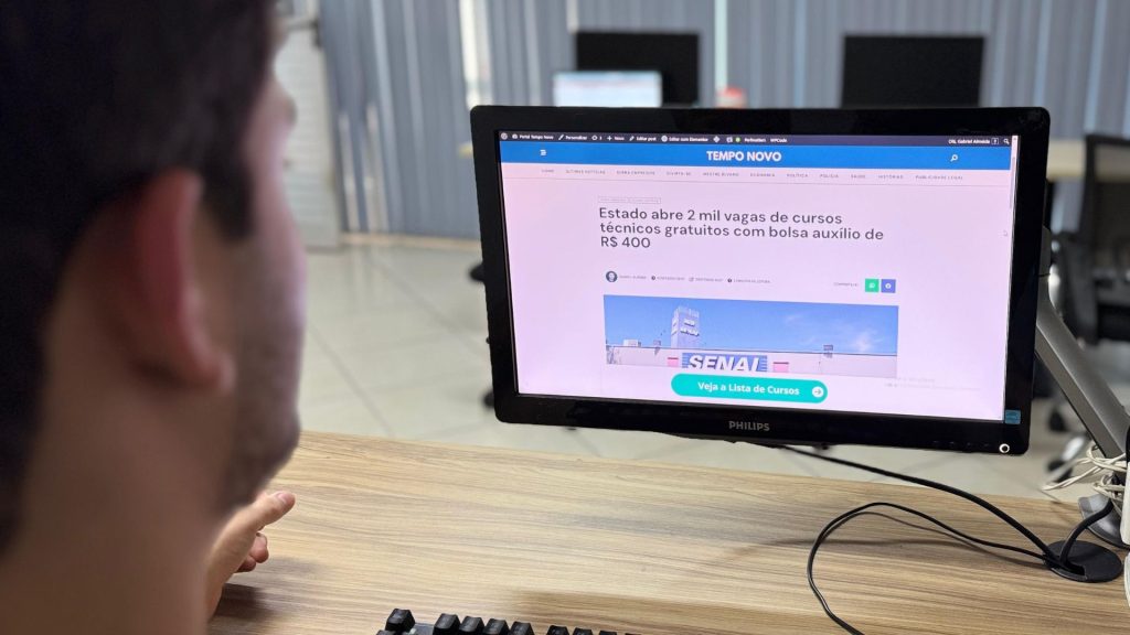 Novo site Tempo Novo Jornal Portal