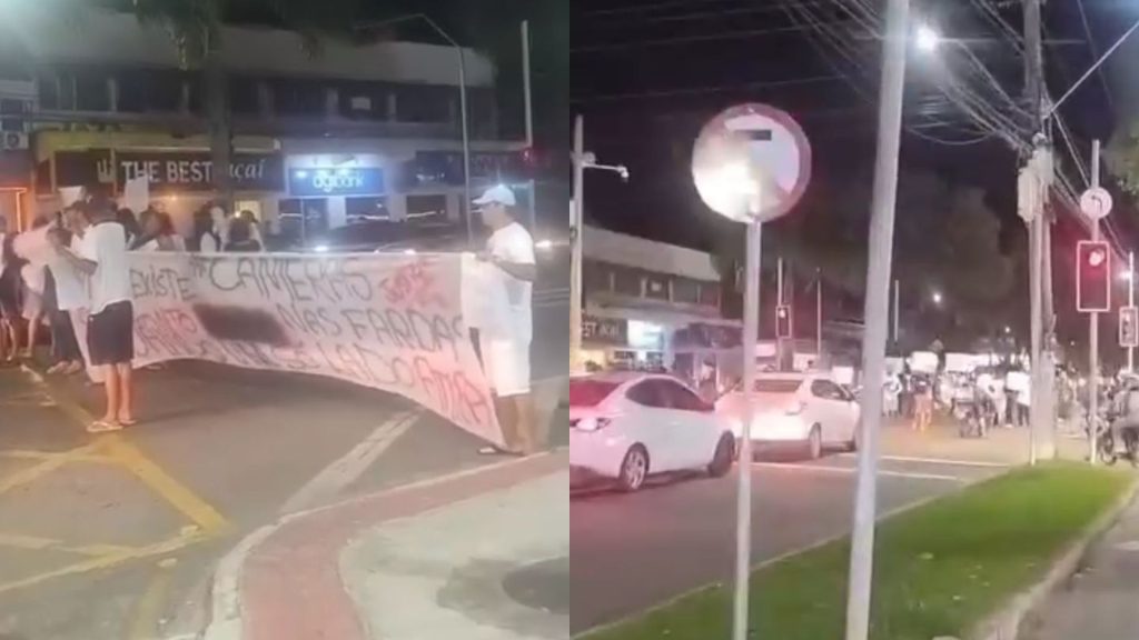 Protesto Serra Porto Canoa Trânsito