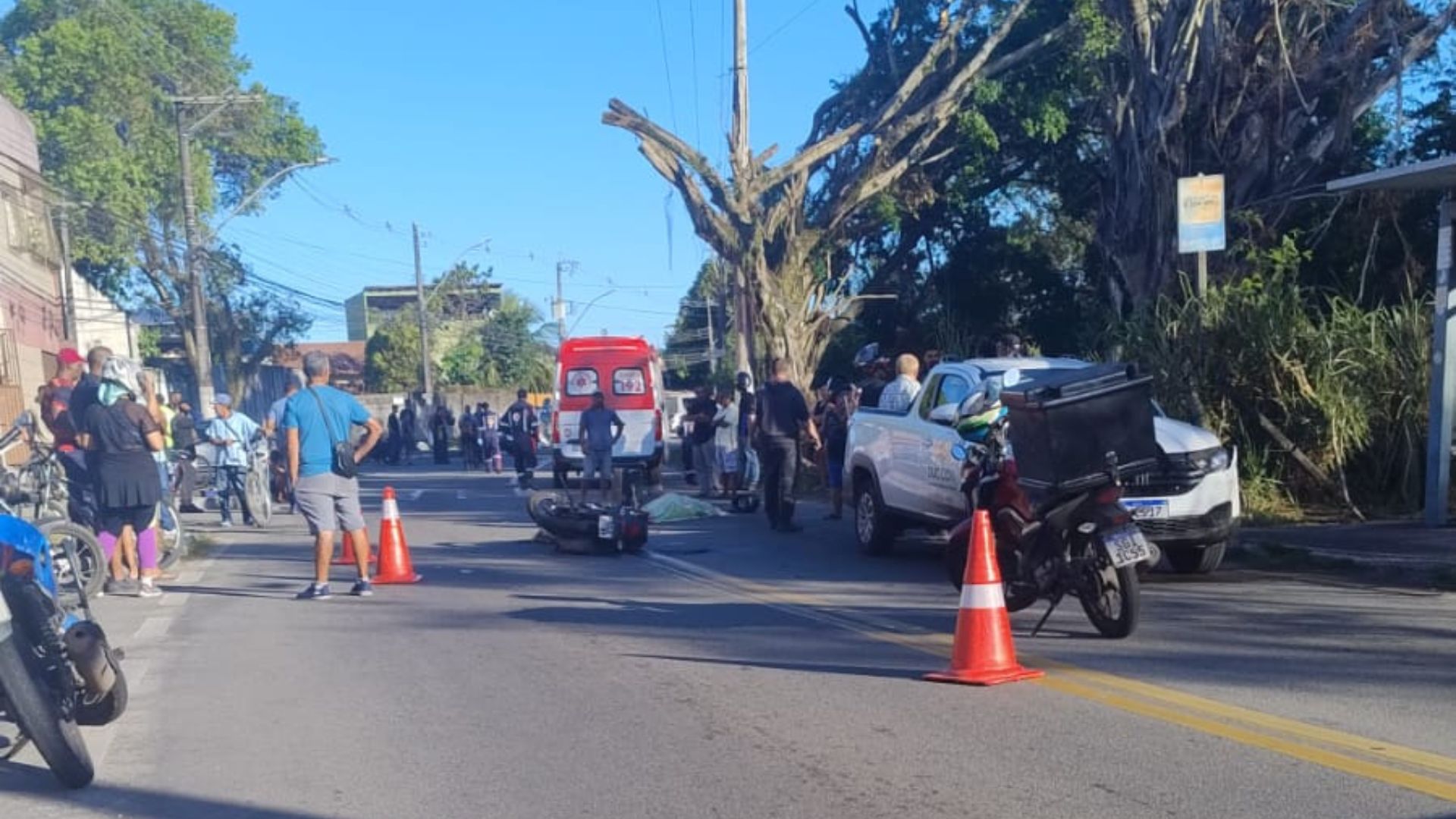 Acidente Motociclista Moto Serra