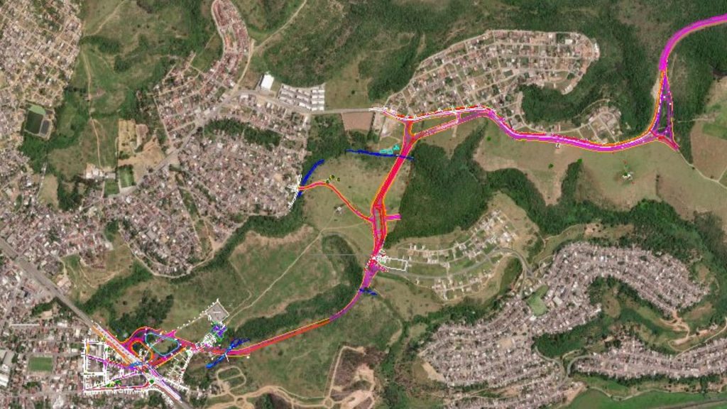 Contorno de São Domingos Serra Obra Viaduto Rodovia