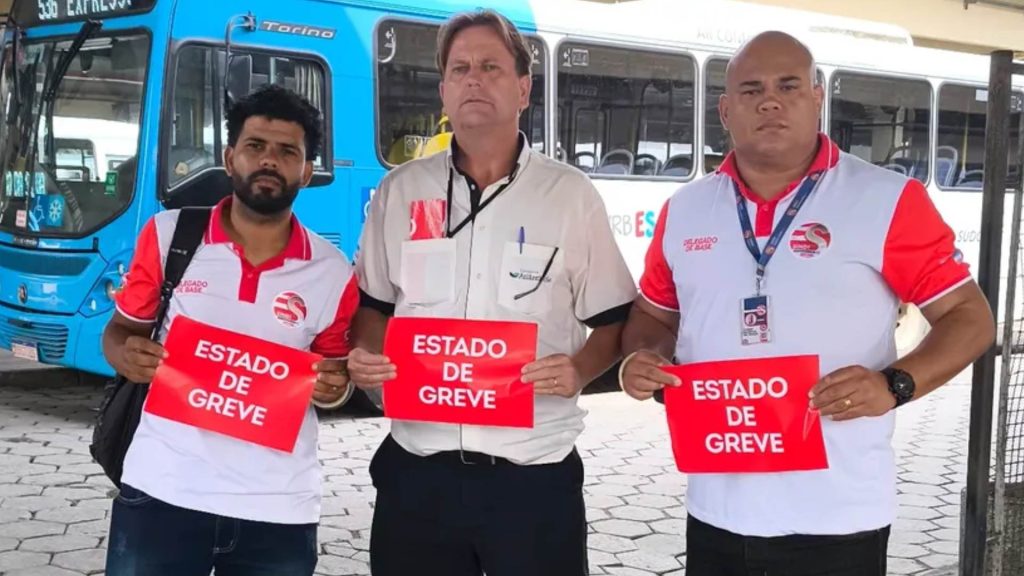 Greve rodoviários ônibus Transcol