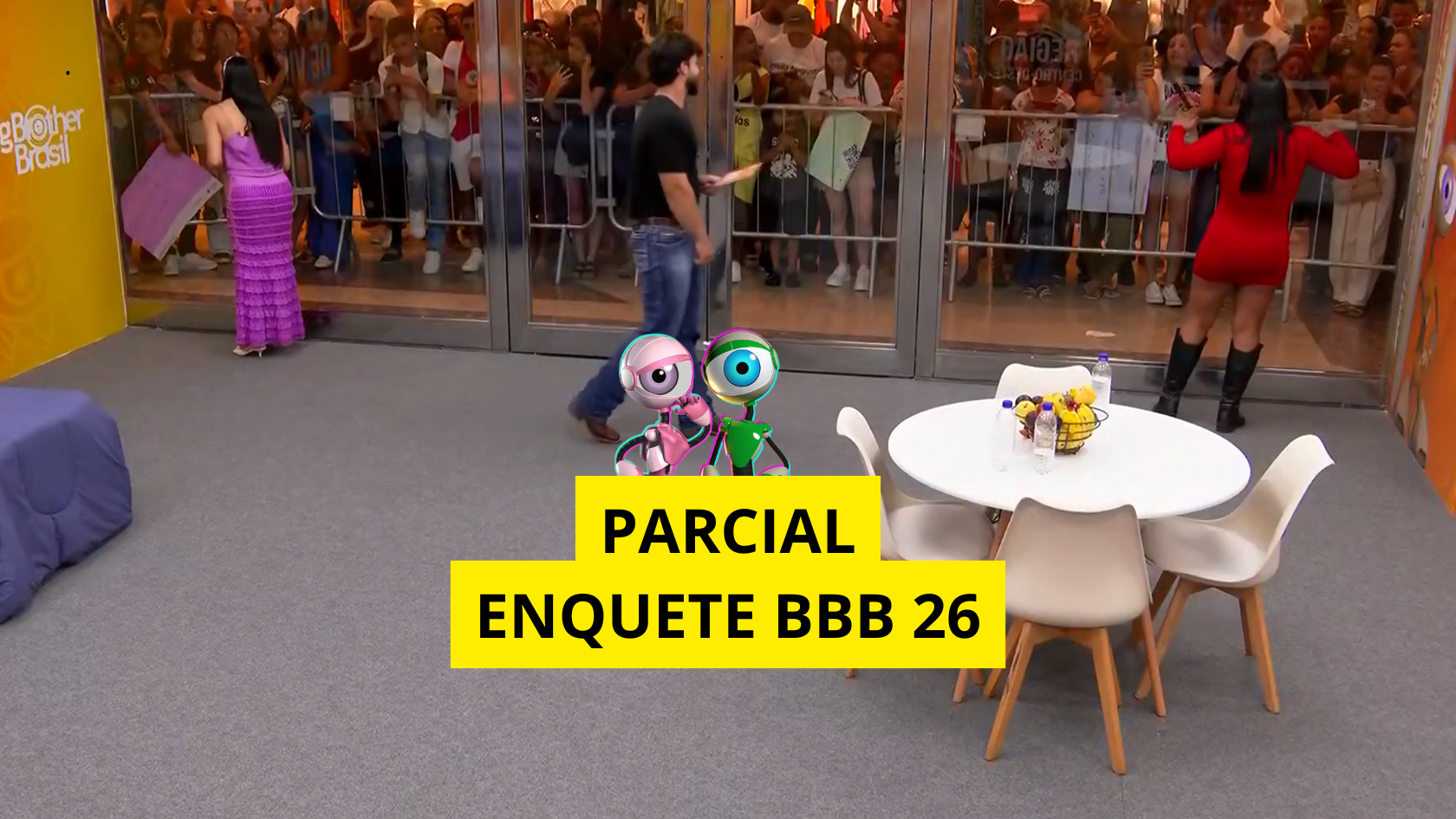Parcial da enquete BBB 26 indica quem vai ganhar a Casa de Vidro