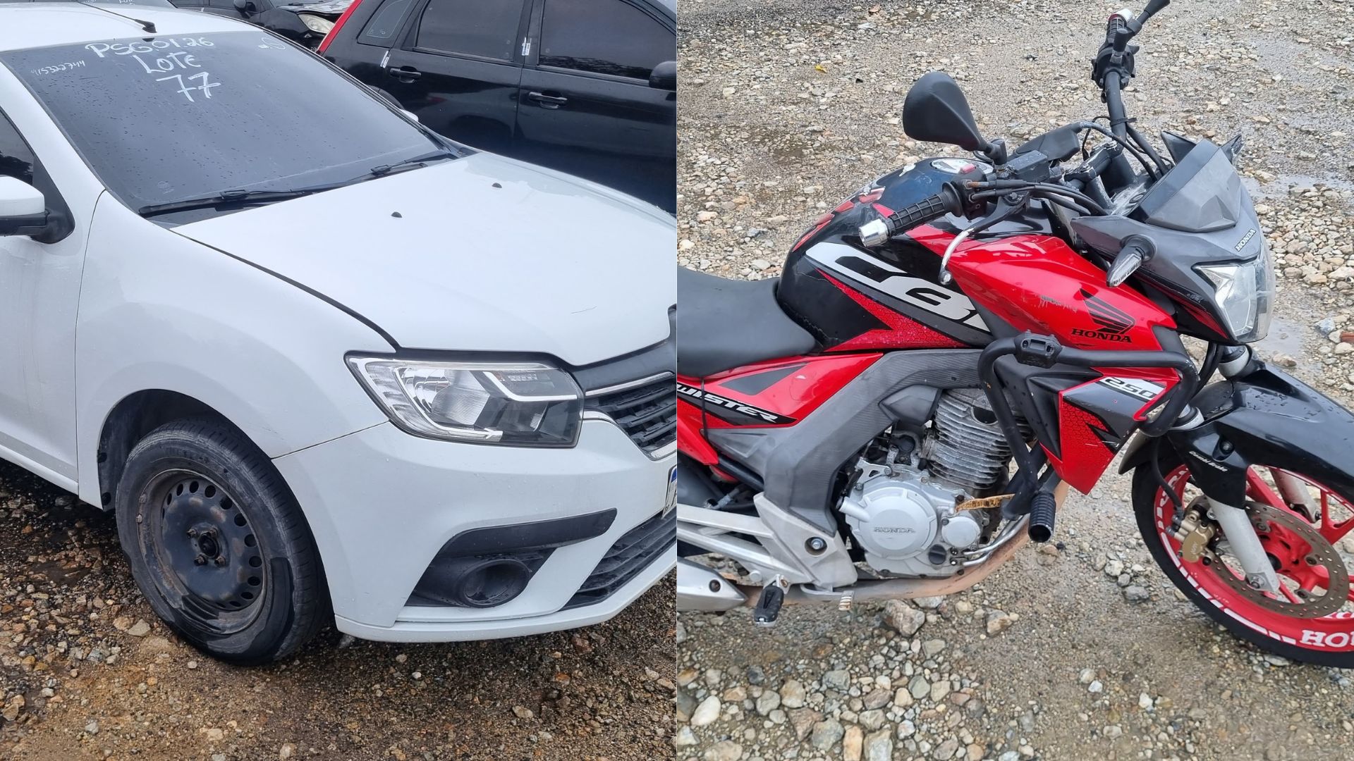 Leilão de carros e motos Prefeitura