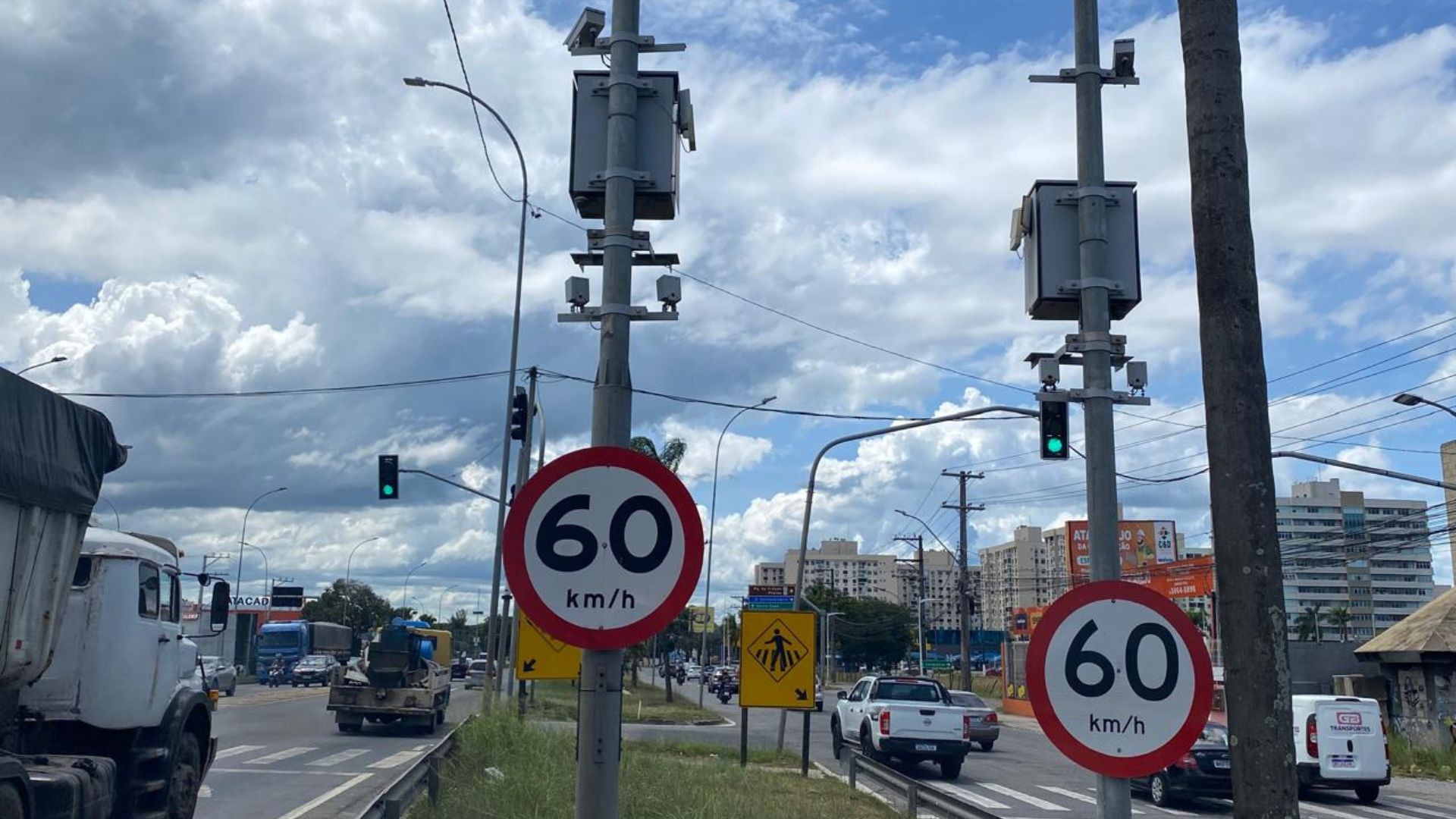 Novos radares Serra Contorno do Mestre Álvaro Avenida Mestre Álvaro