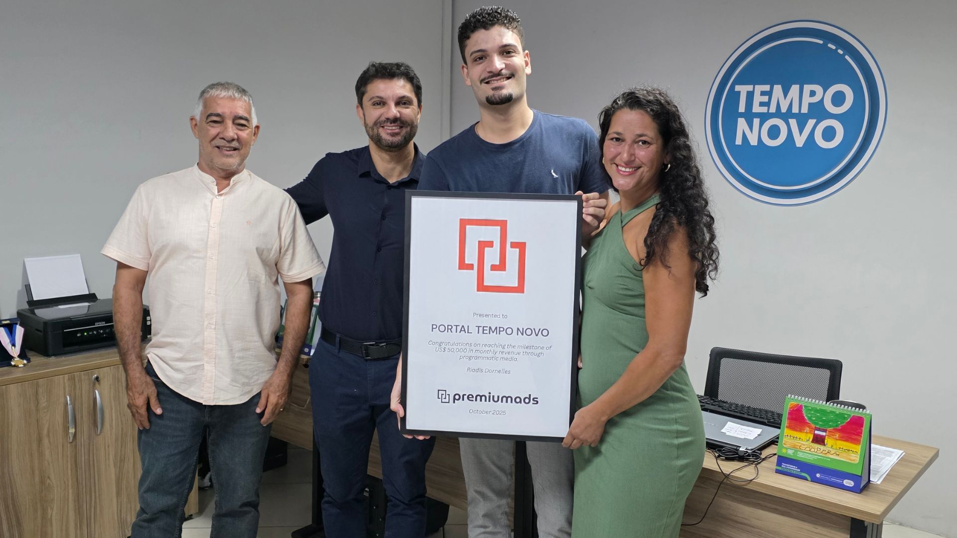 PremiumAds Tempo Novo