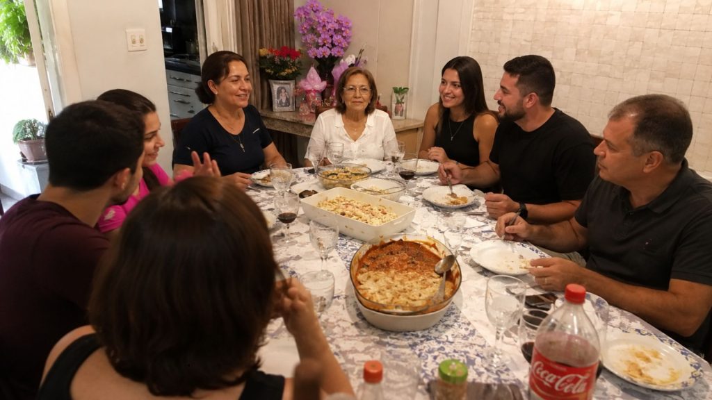 almoço no Dia das Mães