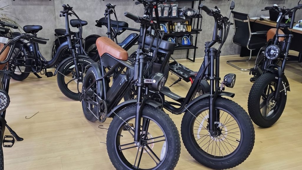 Bicicleta elétrica bateria