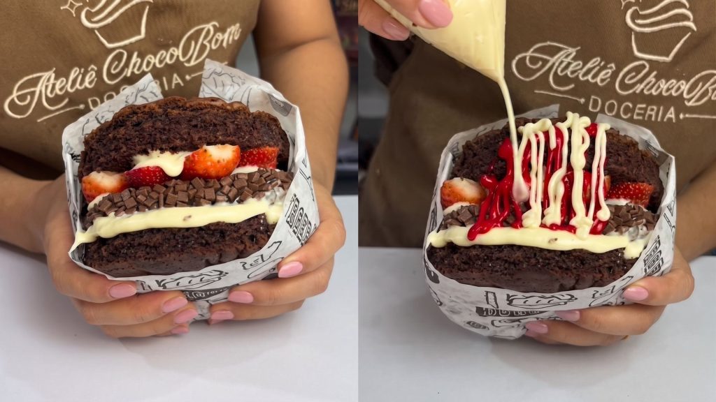 X-bolo Hambúrguer doce Receita