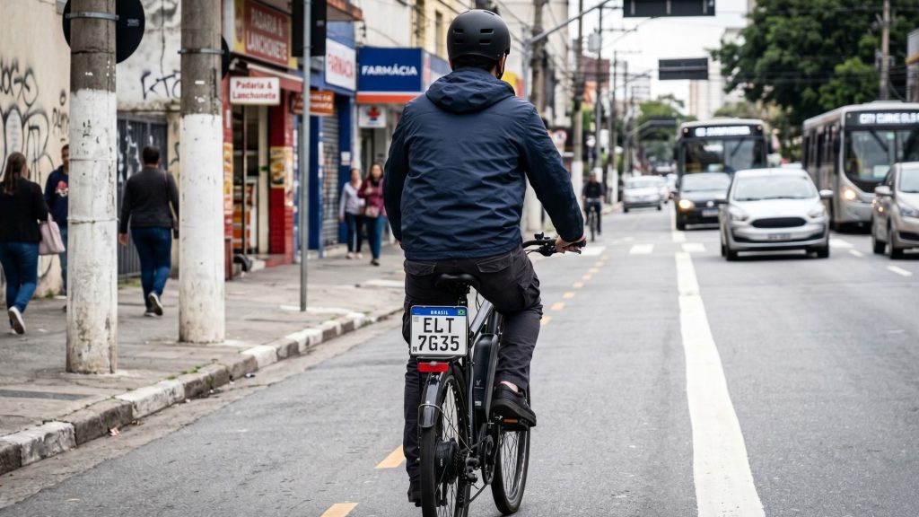 Bicicletas elétricas Bicicleta elétrica Emplacamento
