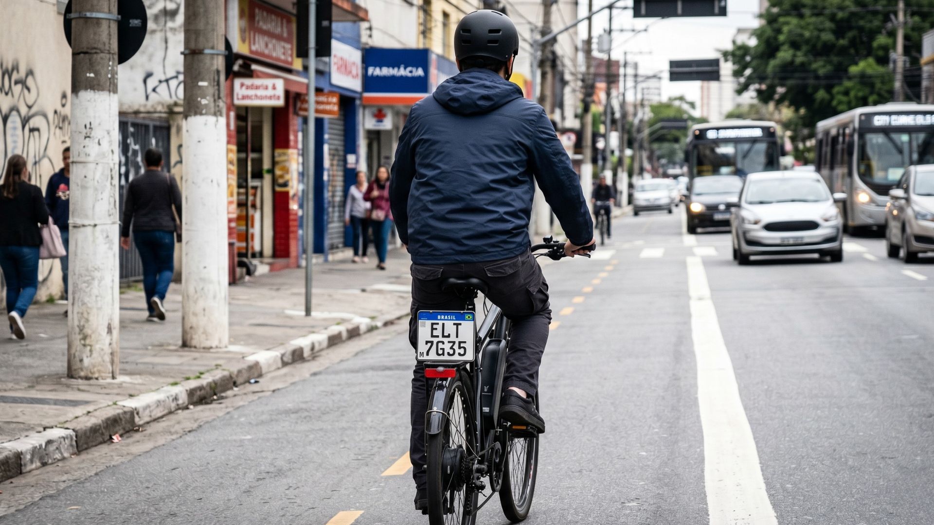 Bicicletas elétricas Bicicleta elétrica Emplacamento