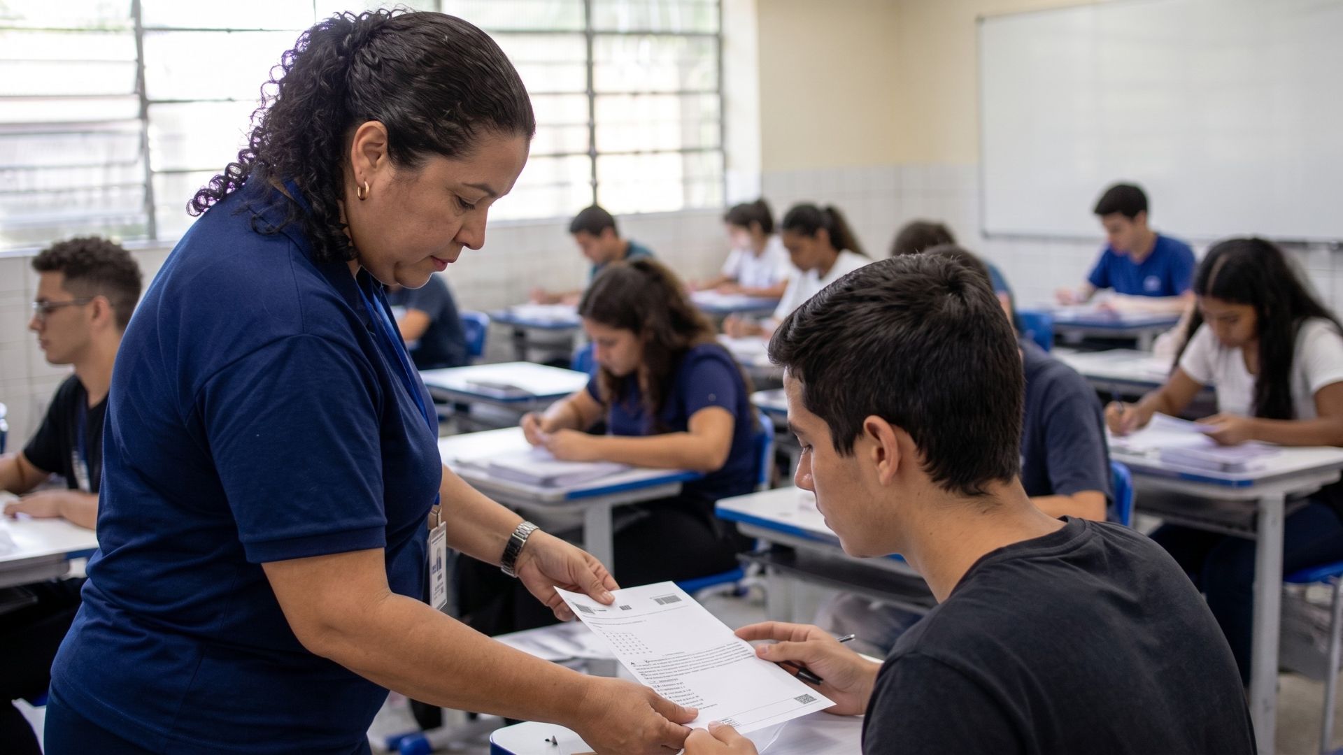 Enem Fiscal monitor aplicador prova