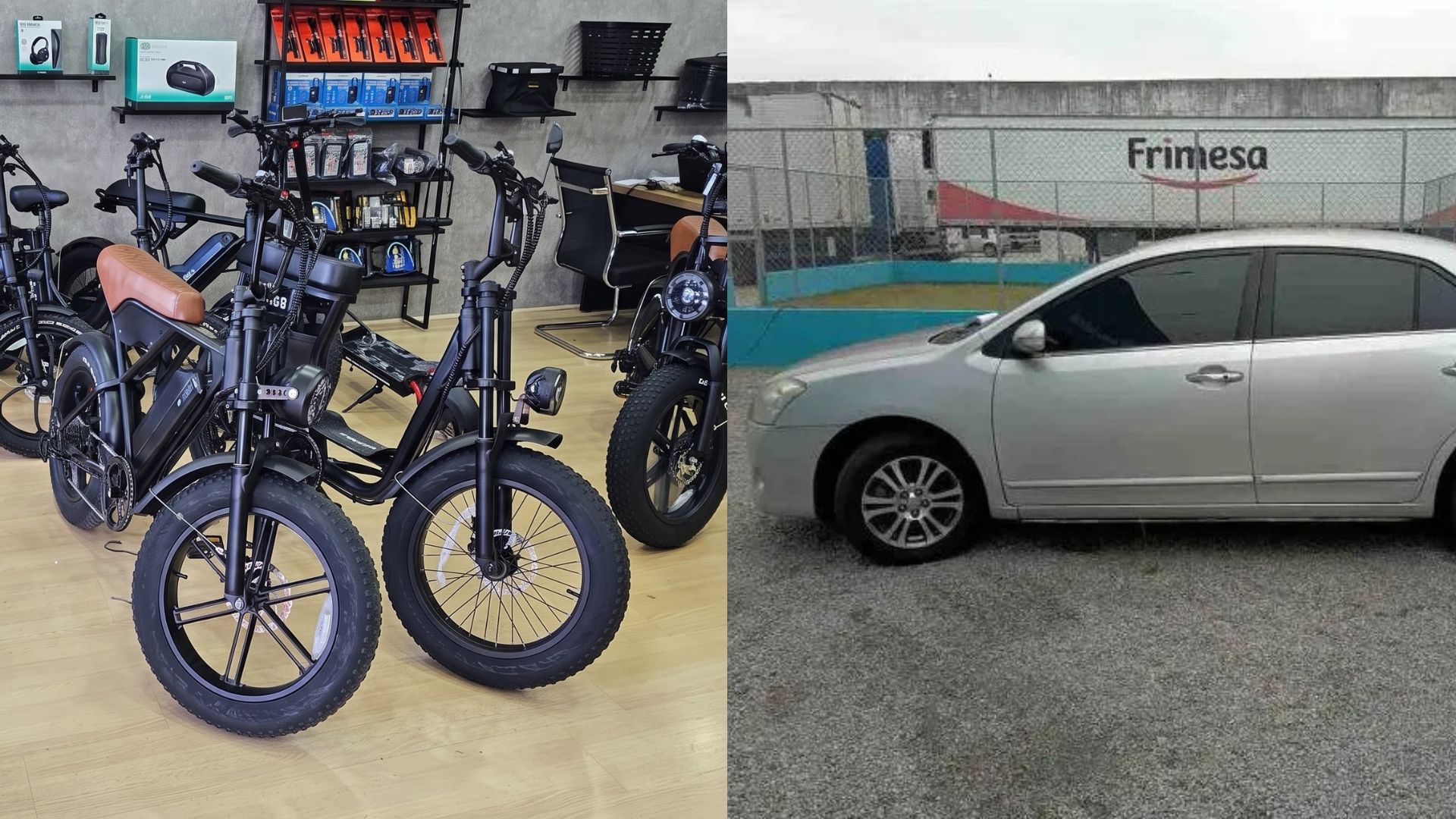 Leilão Receita Federal Bikes elétricas Carro