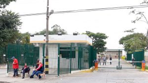 Gigante americana Fábrica Funcionários Trabalhadores