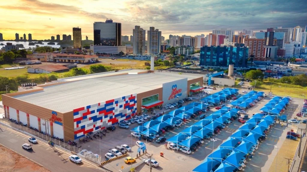 Gigante dos supermercados rede lojas funcionários