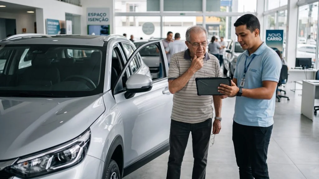 Isenção de imposto carro e moto novo para idosos