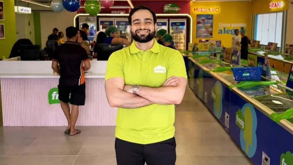 Marca de sorvete Jovem
