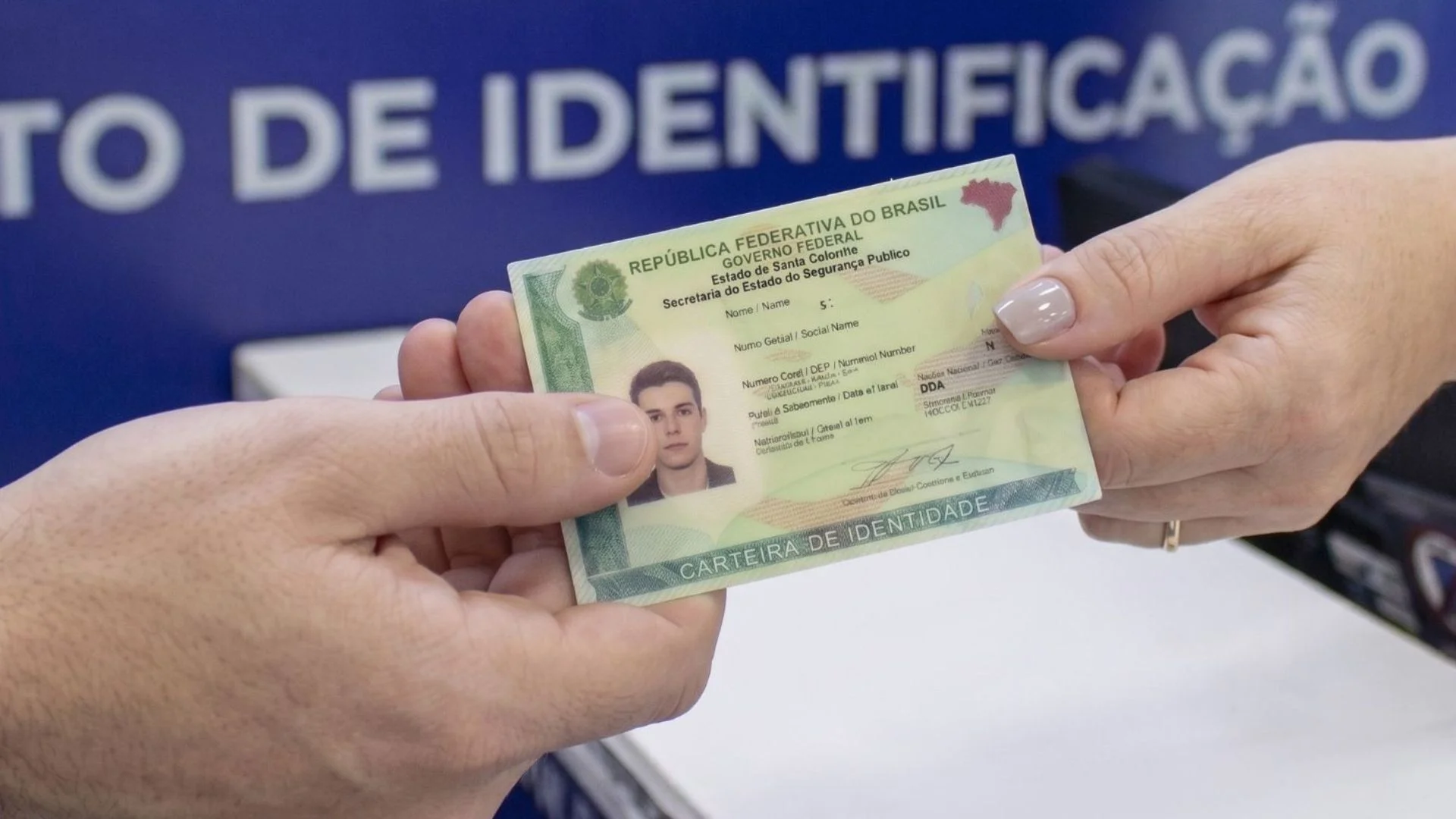 Novo RG Mutirão carteira de identidade