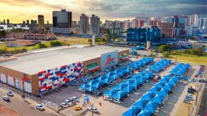 Rede de supermercados lojas trabalhadores