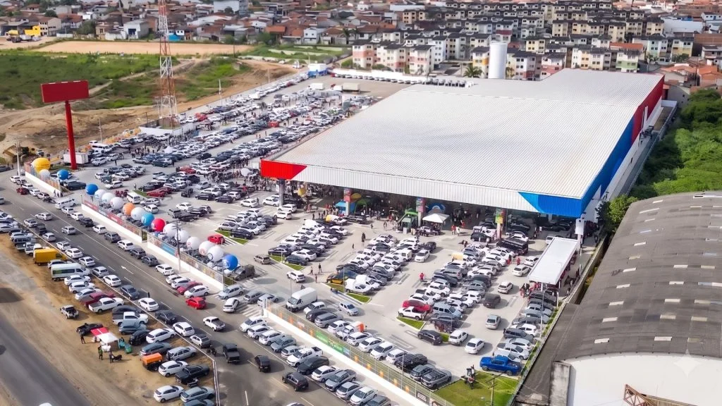Rede de supermercados trabalhadores e lojas