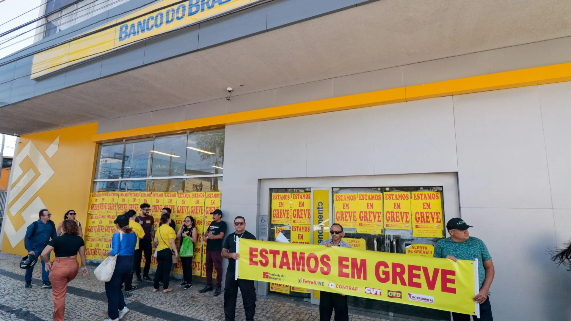 Agências bancárias bancos greve