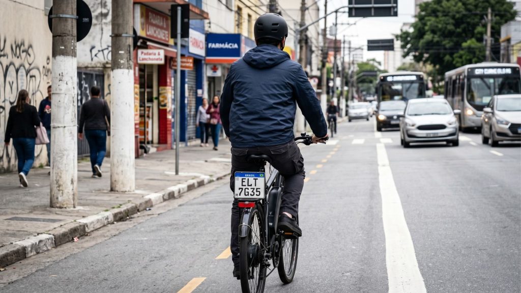 Bicicletas elétricas emplacamento