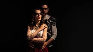 Capitu e Bentinho no Theatro Carlos Gomes