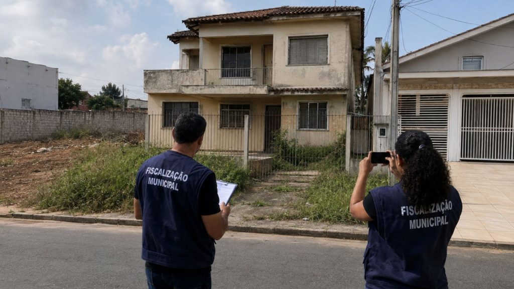 Casas e terrenos abandonados prefeitura