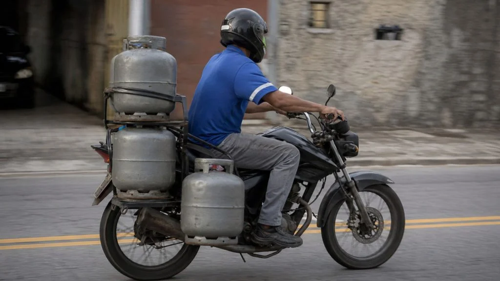 Entrega de gás de cozinha