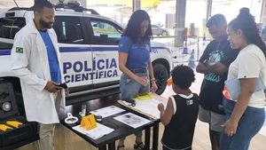 exposição da Guarda Municipal e Polícia Científica