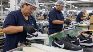 Fábrica da Nike, Adidas e Fila