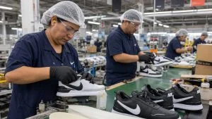 Fábrica da Nike e Adidas