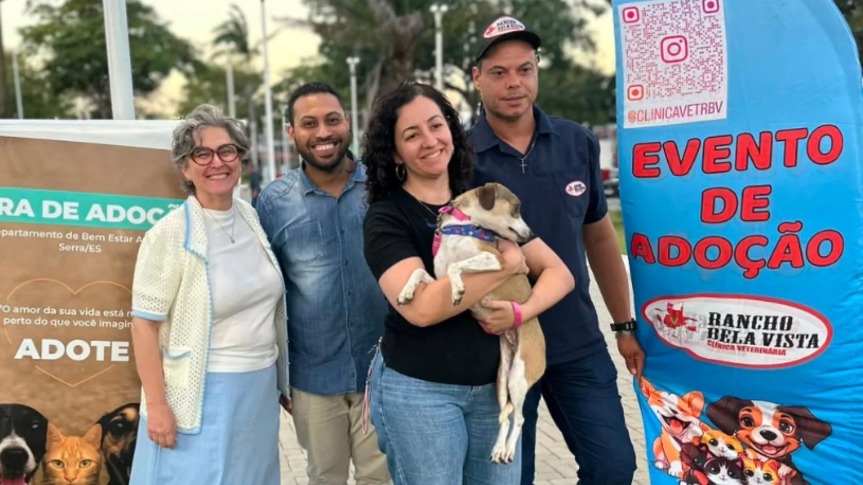 feira de adoção na Serra