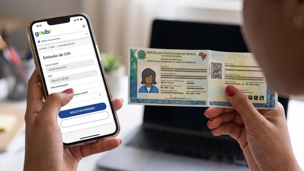 Nova carteira de identidade celular