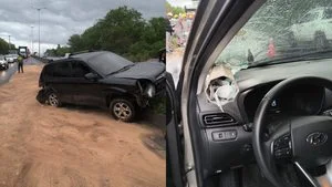 acidente na BR-101 na Serra